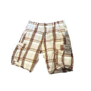 Y2K Levi’s Plaid Cargo‎ Shorts – Men’s Waist 34